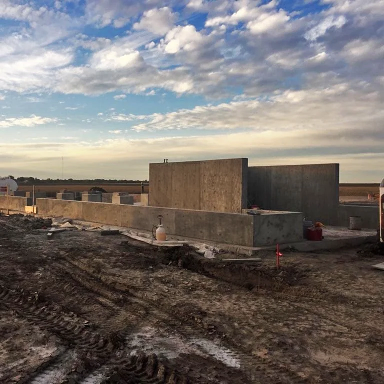 Foundation Taking Shape at Gerhold's New Hastings Plant