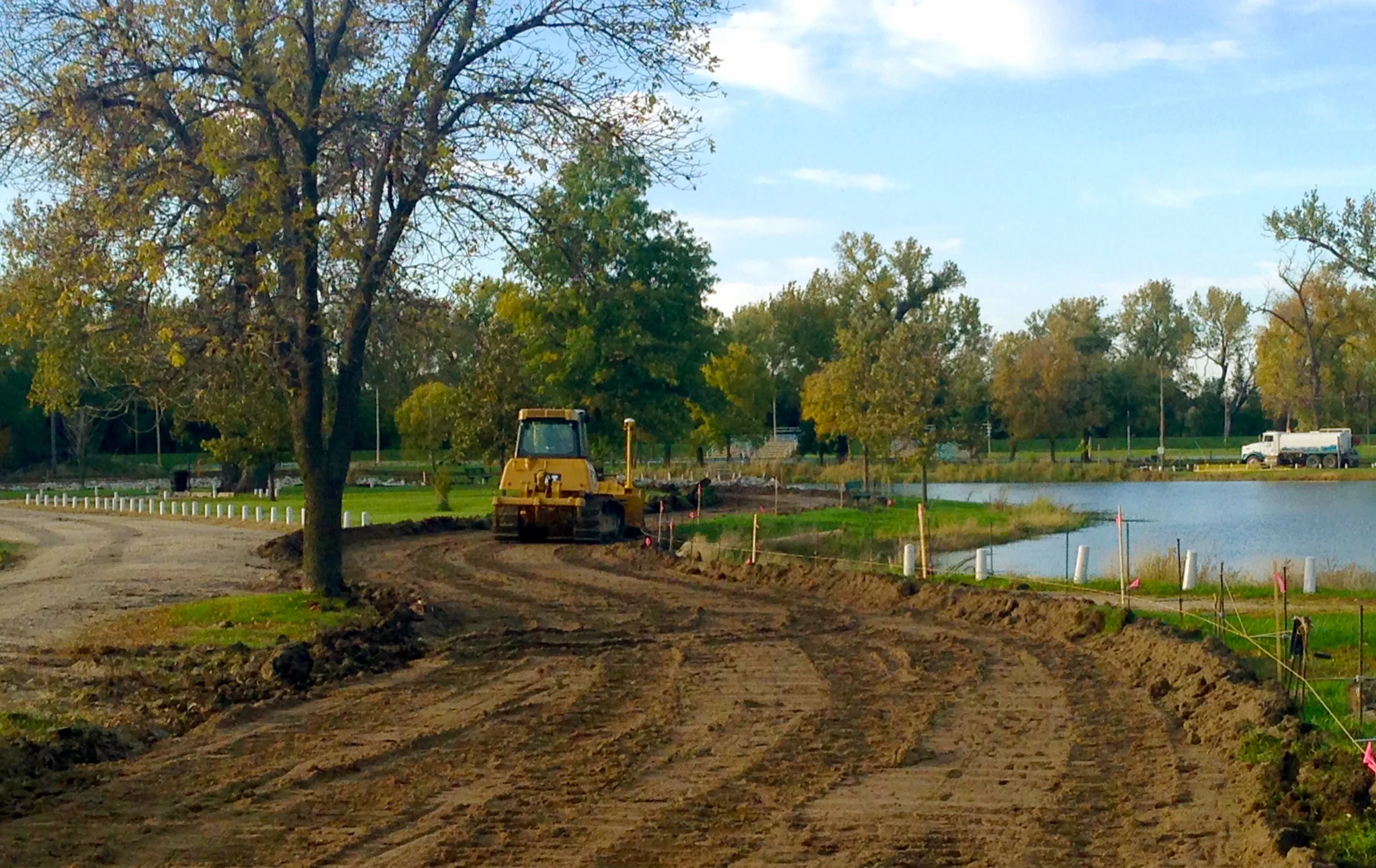    Photo by West Point Trails and Pathways Committee   Trees that are removed for the new concrete paths and roadways will be replaced, the committee says. 