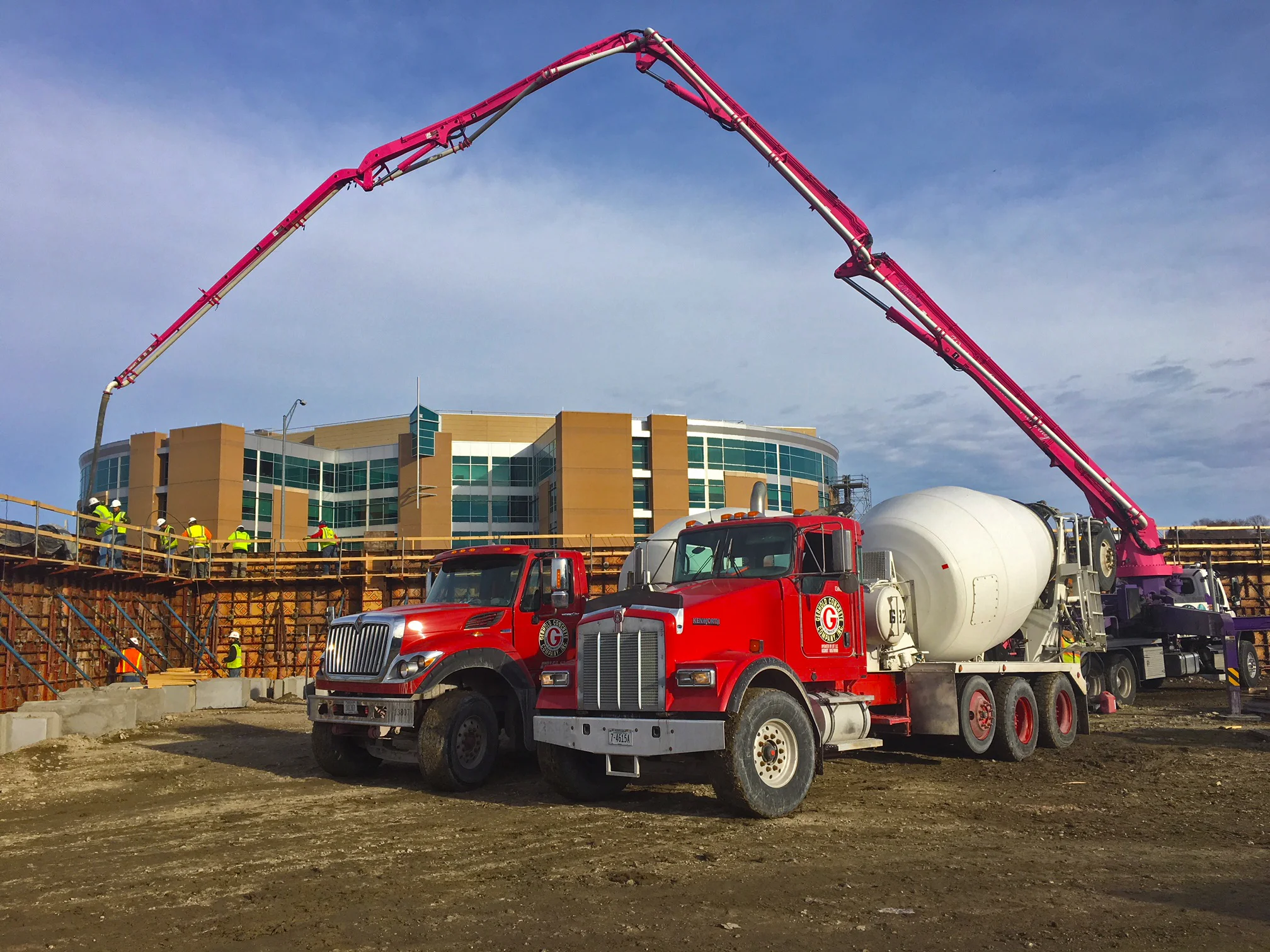 Photos by CHUCK PEARSON/Gerhold Concrete Co.