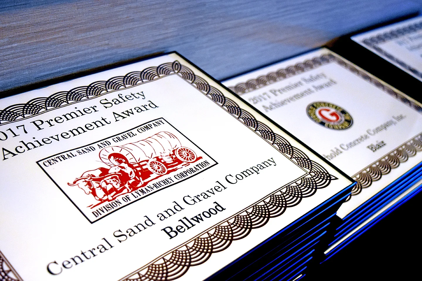 2017 Premier Safety Awards — LymanRichey Corporation