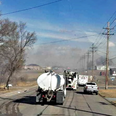 Gerhold Trucks Help Fight McCook Grass Fire