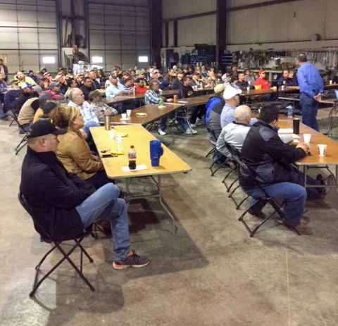 Photo by SHAWN CASSIDY/Lyman-Richey Corporation Spring refresher training in South Sioux City, Neb.