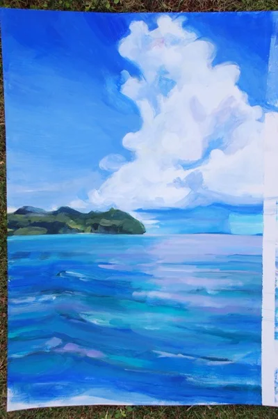 Rain Clouds Over Seventy Islands