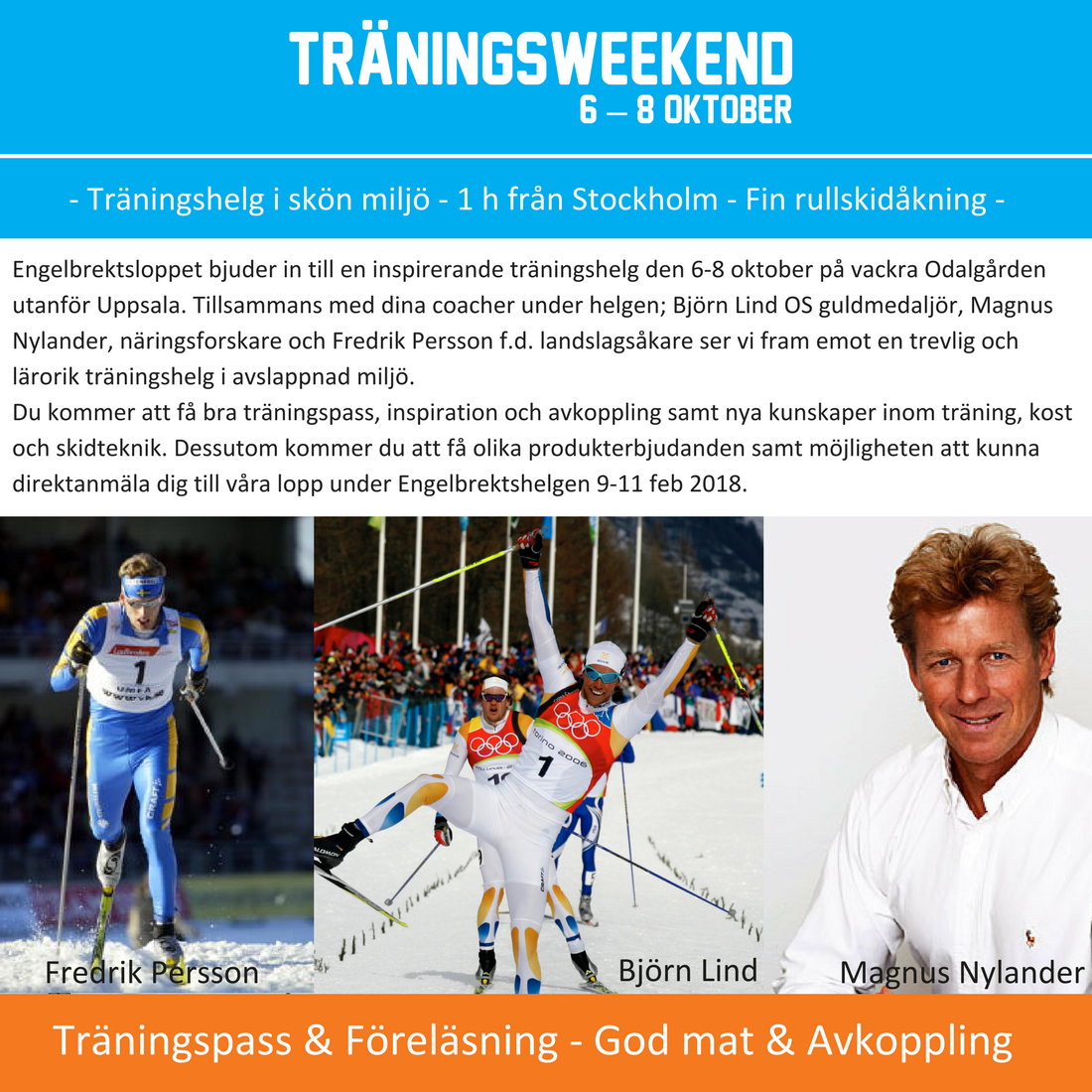 Träningsweekend 6-8 oktober