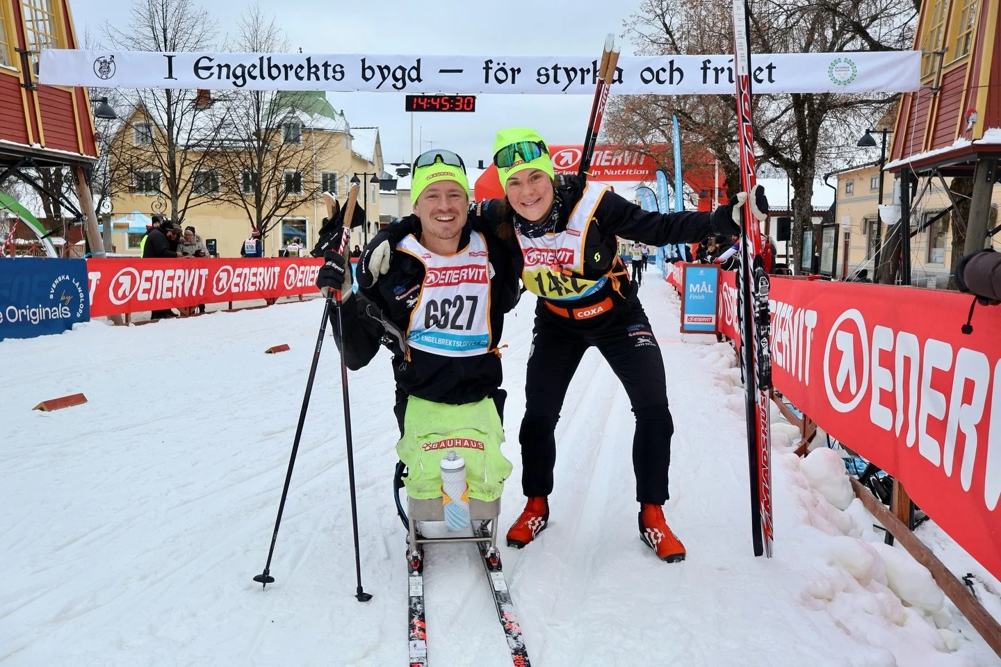 @aronanderson och @idamarika i m&aring;l efter Engelbrektsloppet 60 km🤩

S&aring; kul och inspirerande att f&aring; tr&auml;ffa er idag och otroligt bra jobbat⭐️🏆👏