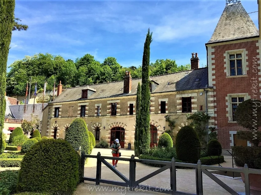 The gorgeous Italian-style gardens at Clos Lucé.