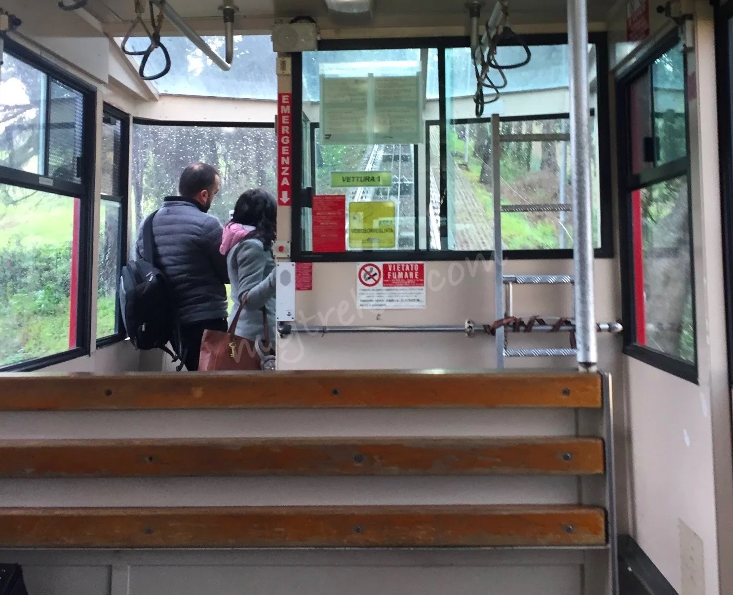 Hop on the funicular to begin the adventure.