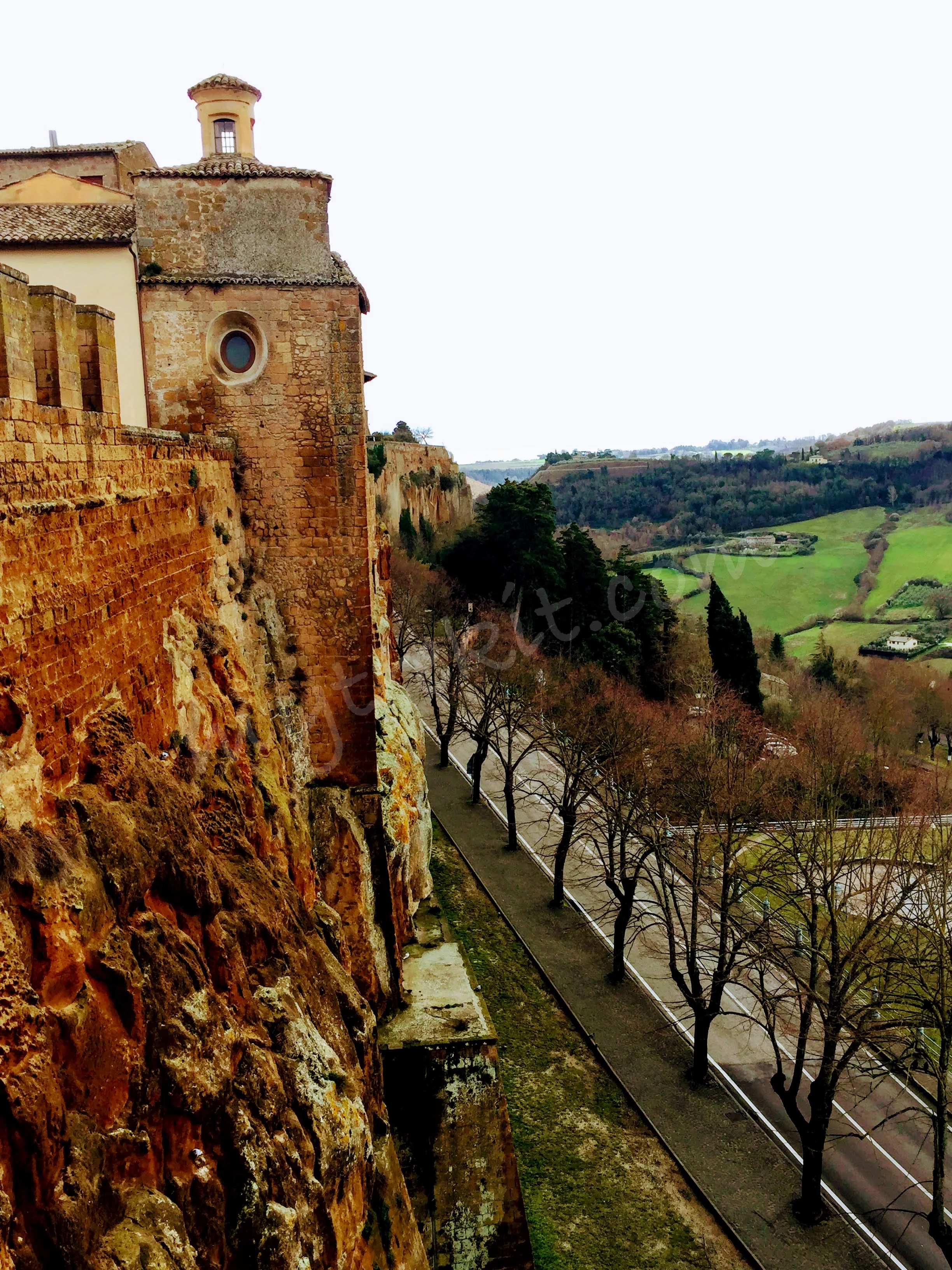 The public road to Orvieto