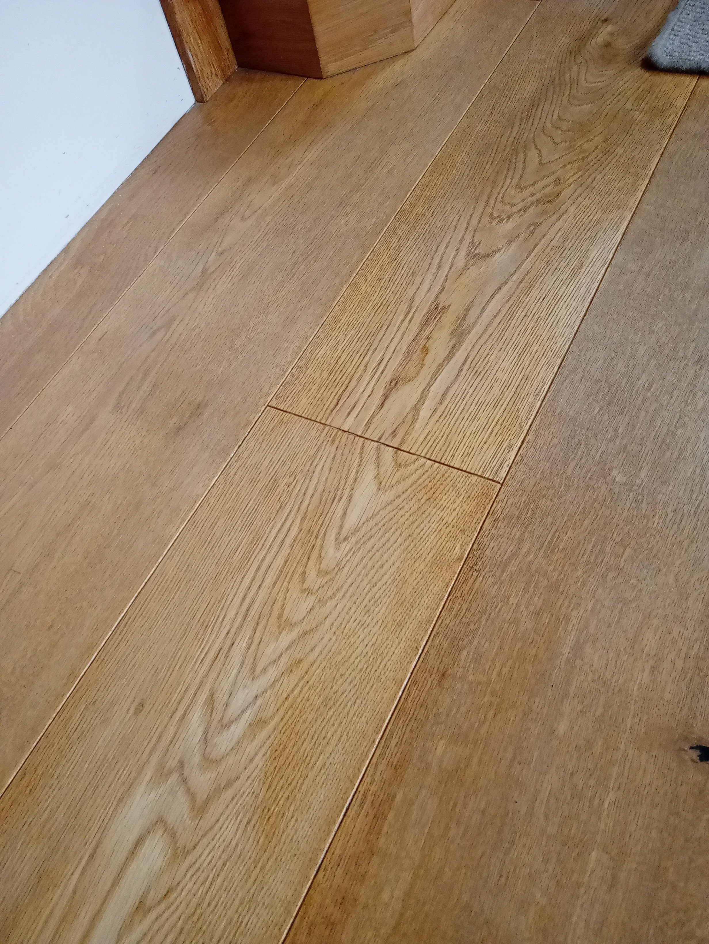 A hardwood floor