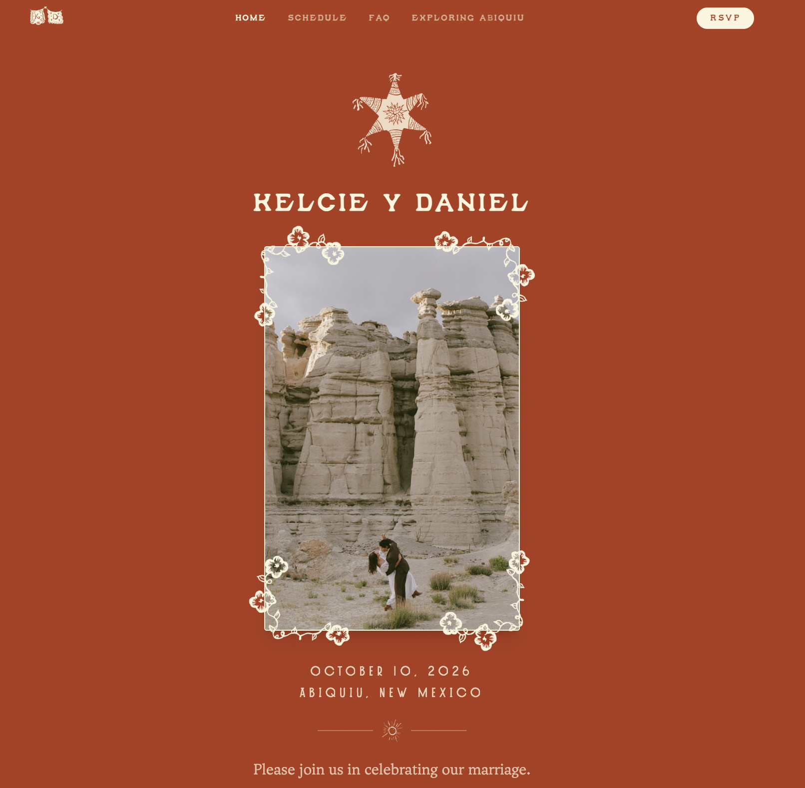 Custom Wedding Website