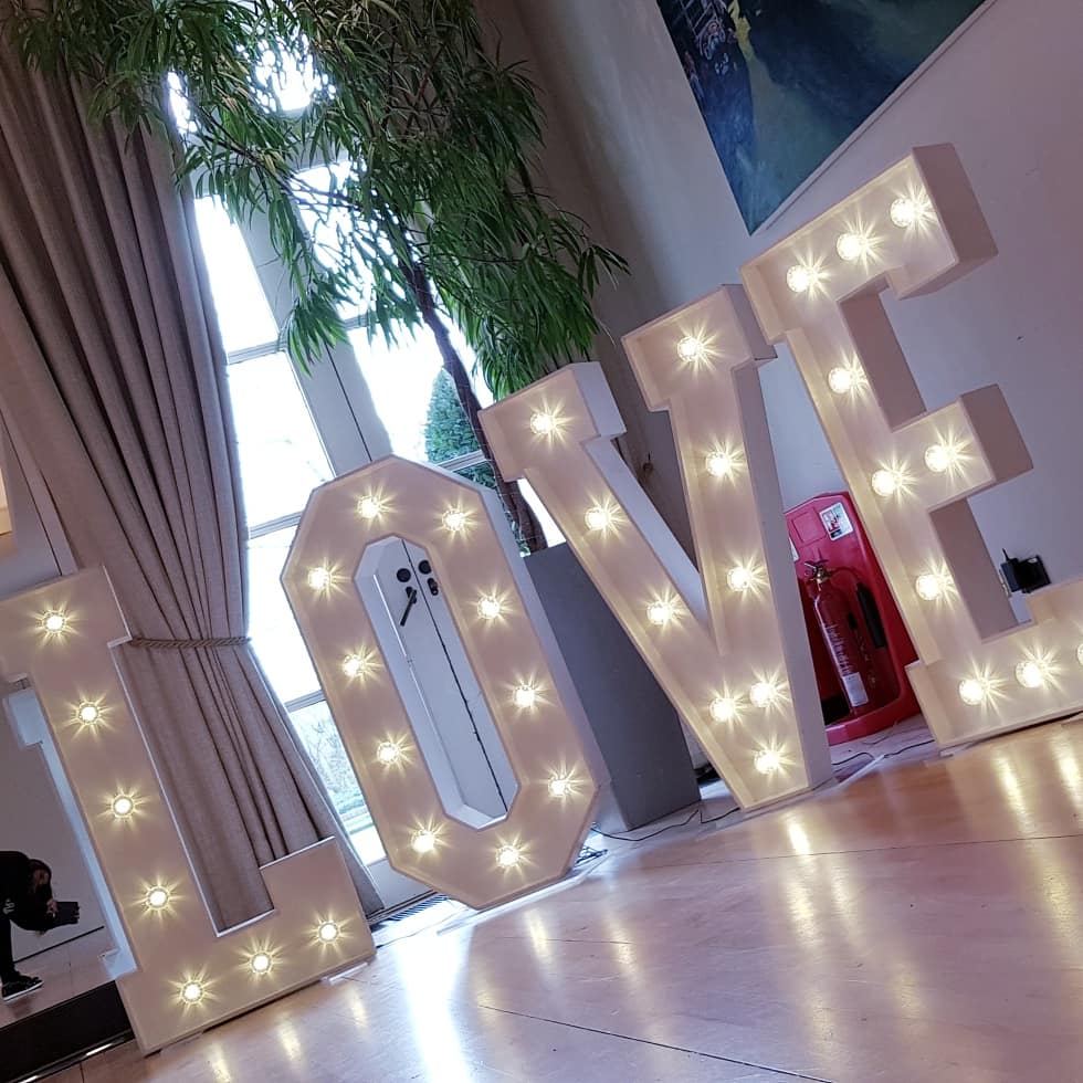 Slumkvarter Pacific byrde LIGHT UP LETTERS TO HIRE — Diamond Lush Events -Wedding and Event Decor