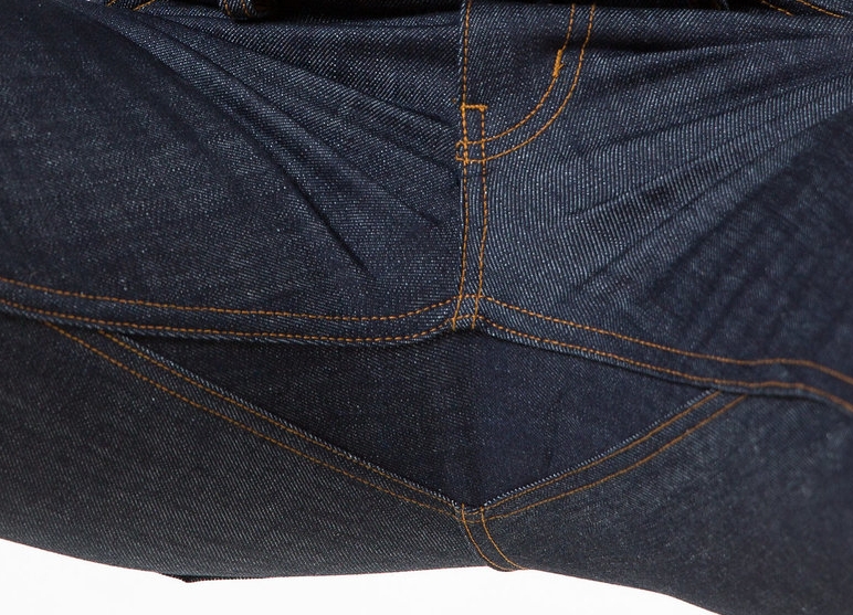jeans with gusseted crotch