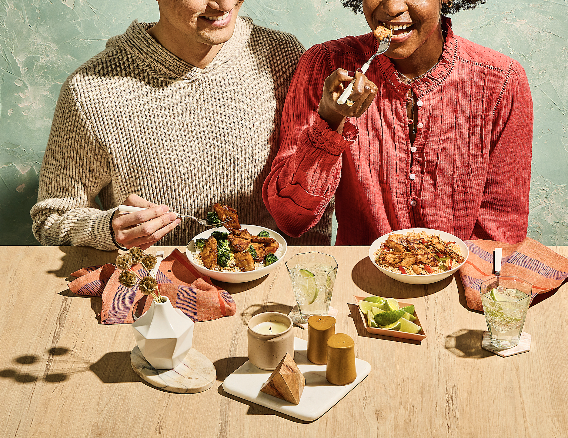 STYLED MODELS FOR DARING FOOD SHOOT