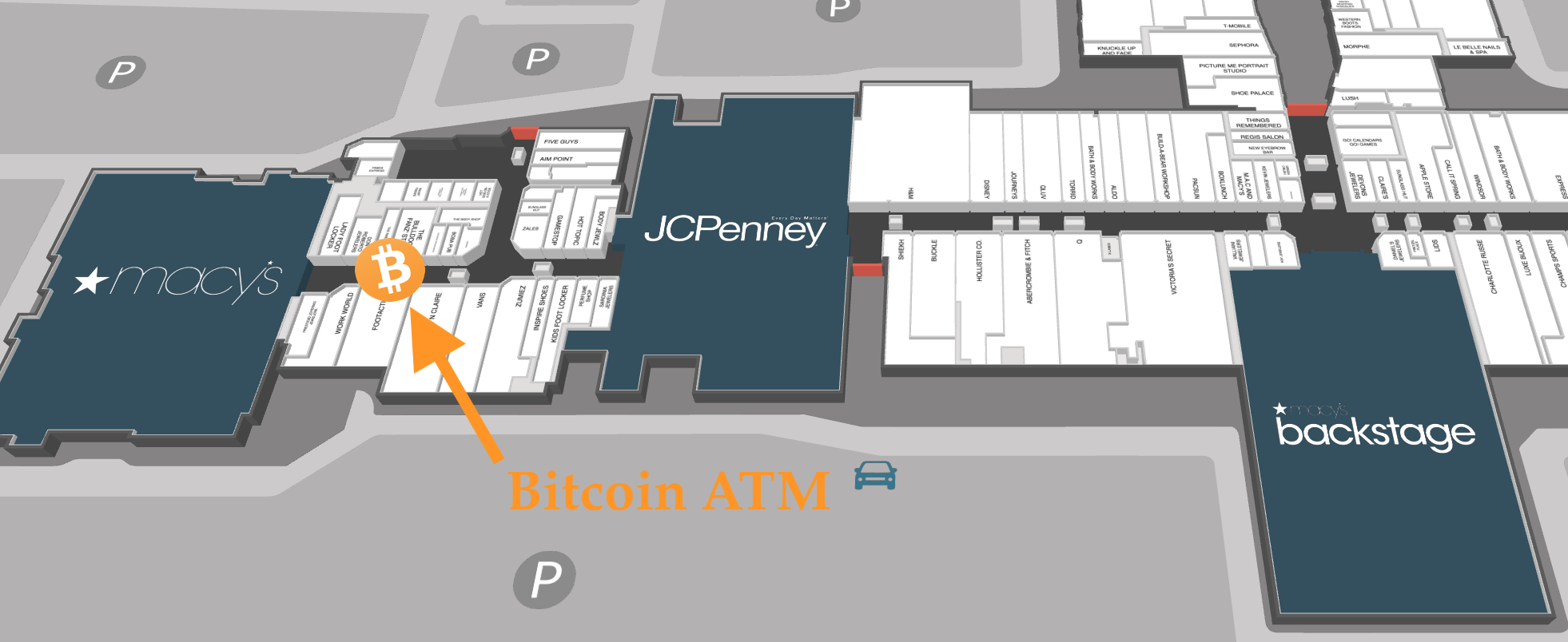 Fresno, CA   Fashion Fair Mall — Nova Bitcoin ATM