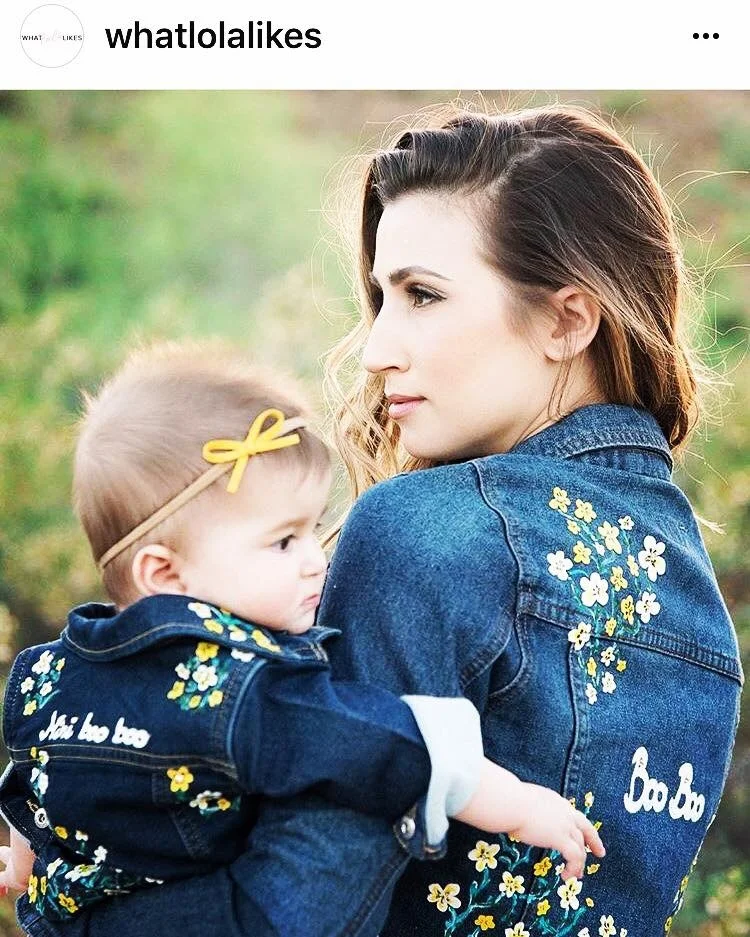 mommy and me denim jacket