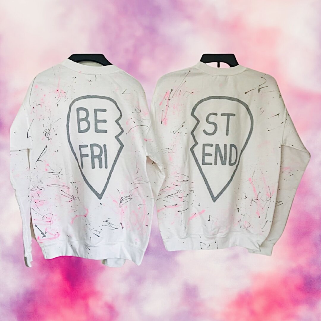 Snow-pink BFFs (set of two)