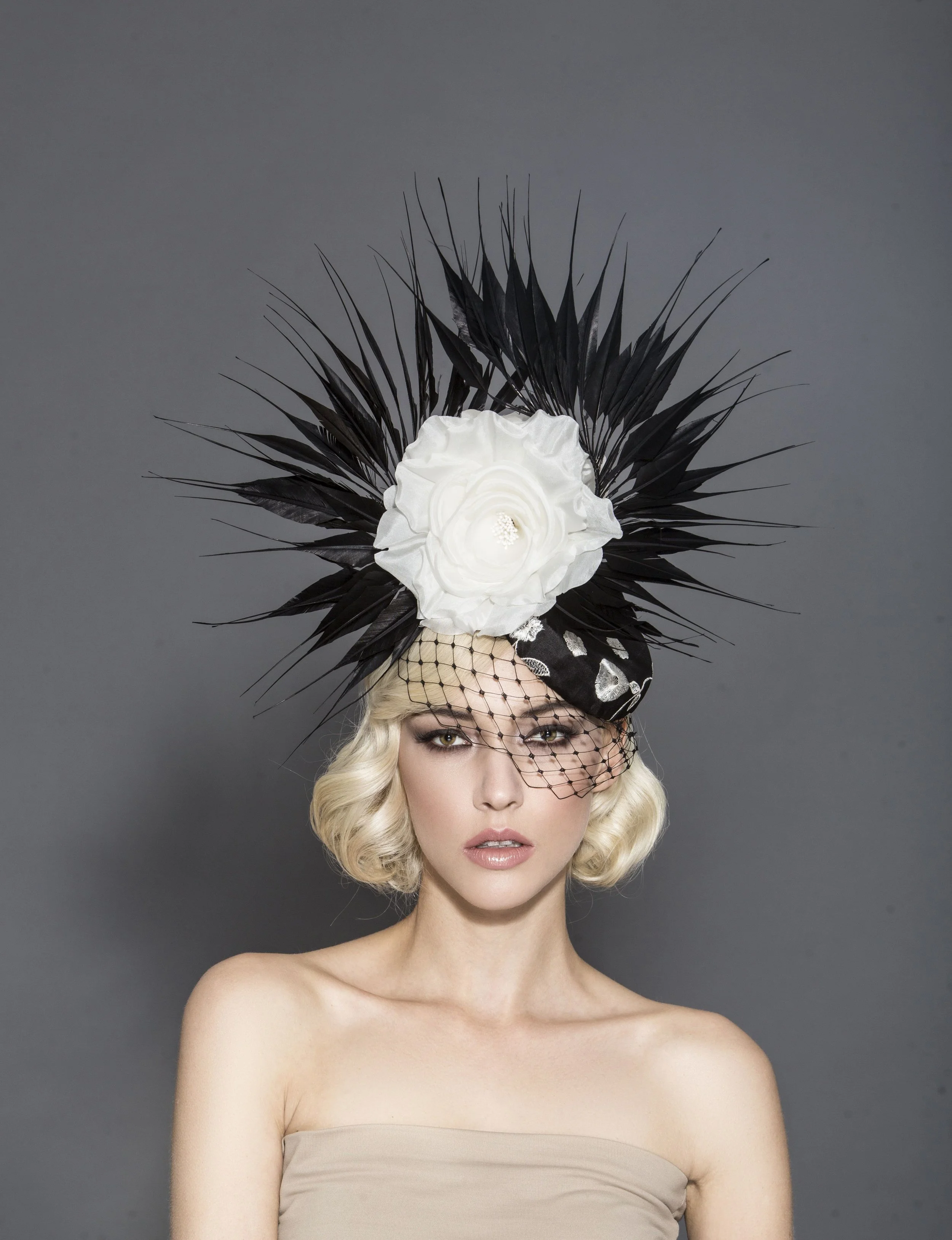 Hat designer: Arturo Rios Photographer: Mark Sacro Model: Stefanie Michova Makeup: Teodoro De Jesus Hair: Tuyen Tran