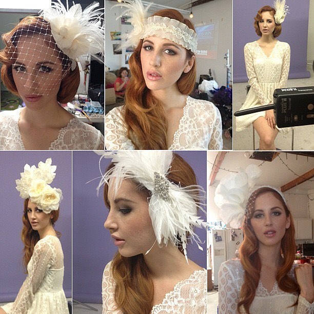 These are some of my favorite bridal hats and hair accessories by @arturorios. Must check them out if you're getting married! All hair styles by me. #hairbyme #hairbytuyenttran #bridal #bridalhair #bridalmakeup #vintage #retro #ochairstylist #ocmakeu