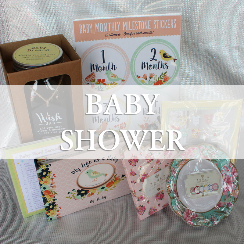 Baby shower supplies