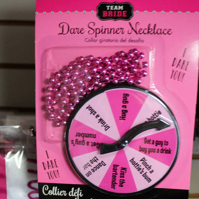 Bachelorette party spinner games