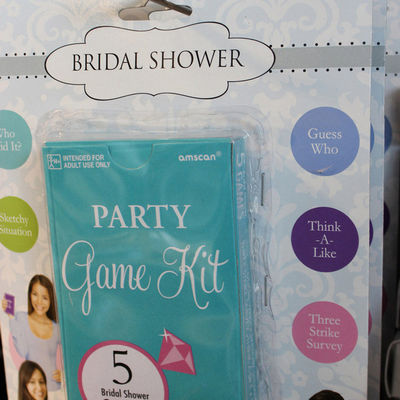 Bridal shower game kit