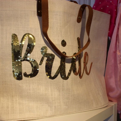 Sequin Bride Tote