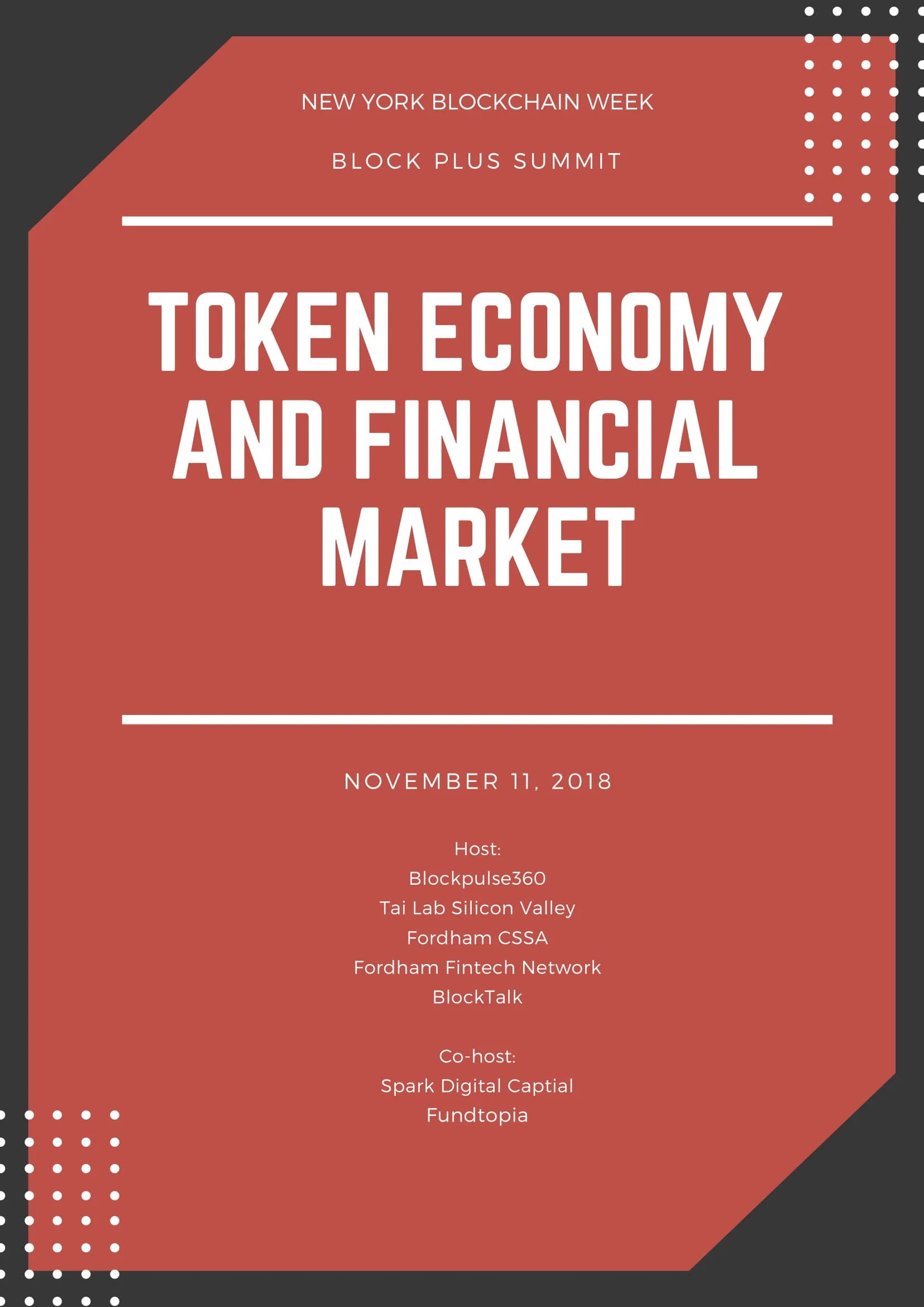 Block Plus Summit - Token Economy and Financial Market by BlockPulse360
