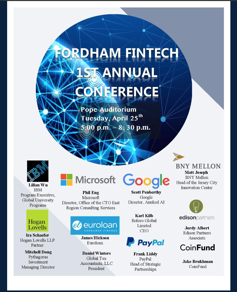 Fordham Inaugural FinTech Conference