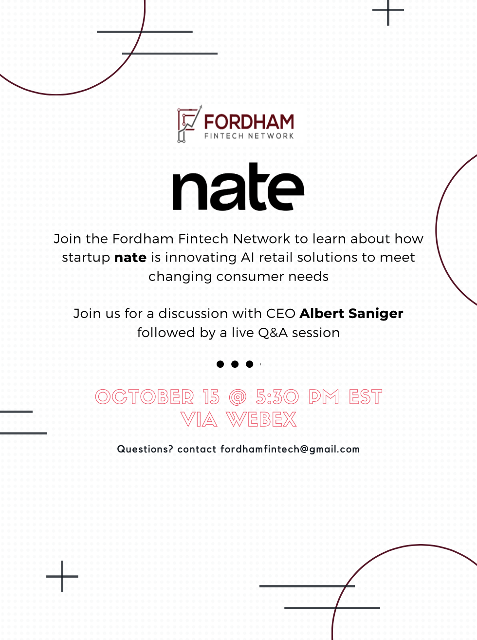 nate w/ CEO Albert Saniger