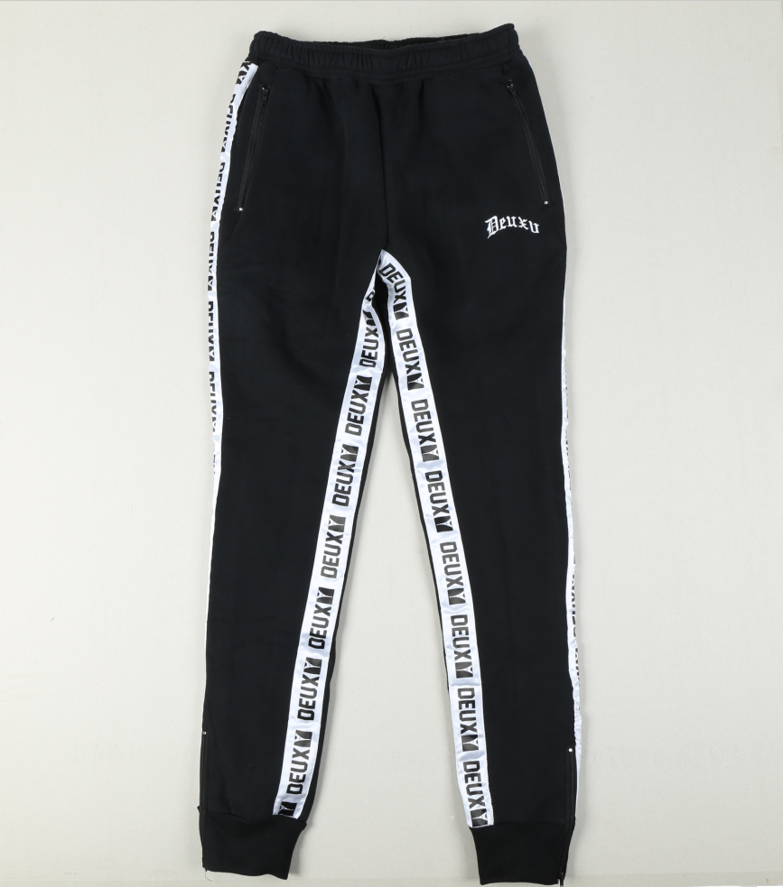 Black Deuxv Sweatpants