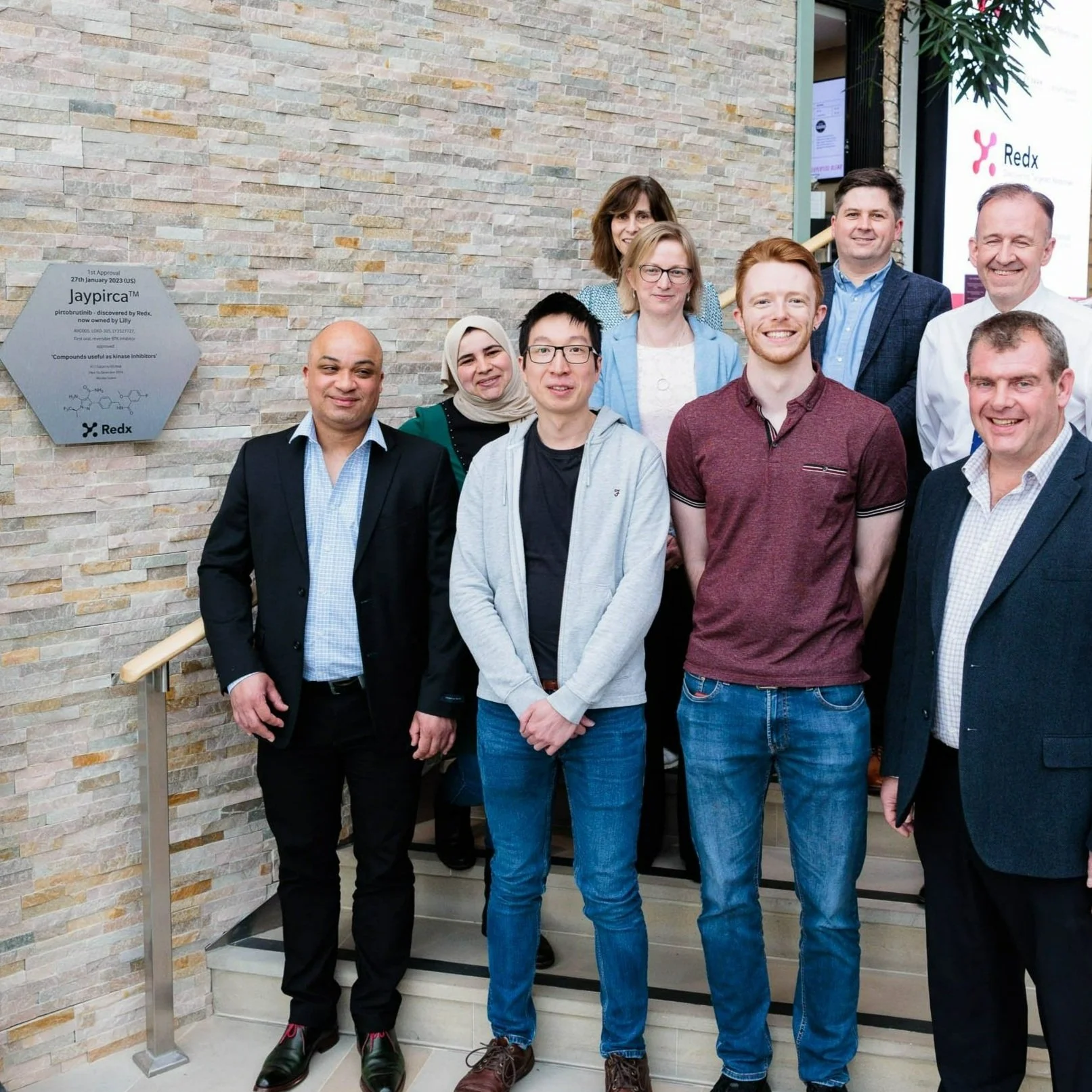Redx Discovery of Pirtobrutinib Recognised with Unveiling of Commemorative Plaque at Alderley Park Following FDA Approval