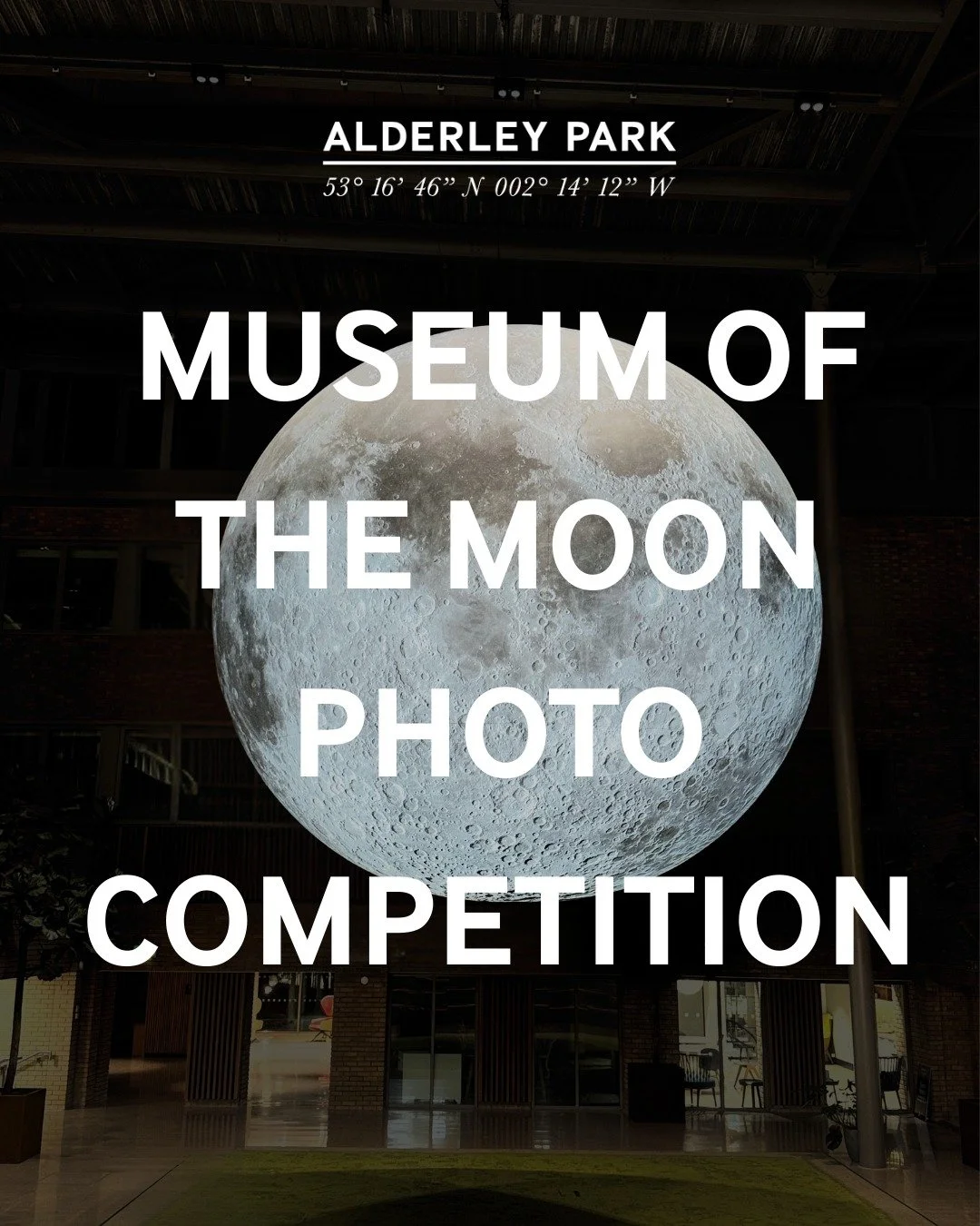 🌙✨ Capture the magic of the moon at Alderley Park! ✨🌙⁣
⁣
We&rsquo;re hosting a Museum of the Moon photo competition and want to see your best shots 📸⁣
⁣
Prizes up for grabs:⁣
🥇 1st place &ndash; A game of padel at Pure Padel, Alderley Park, plus 