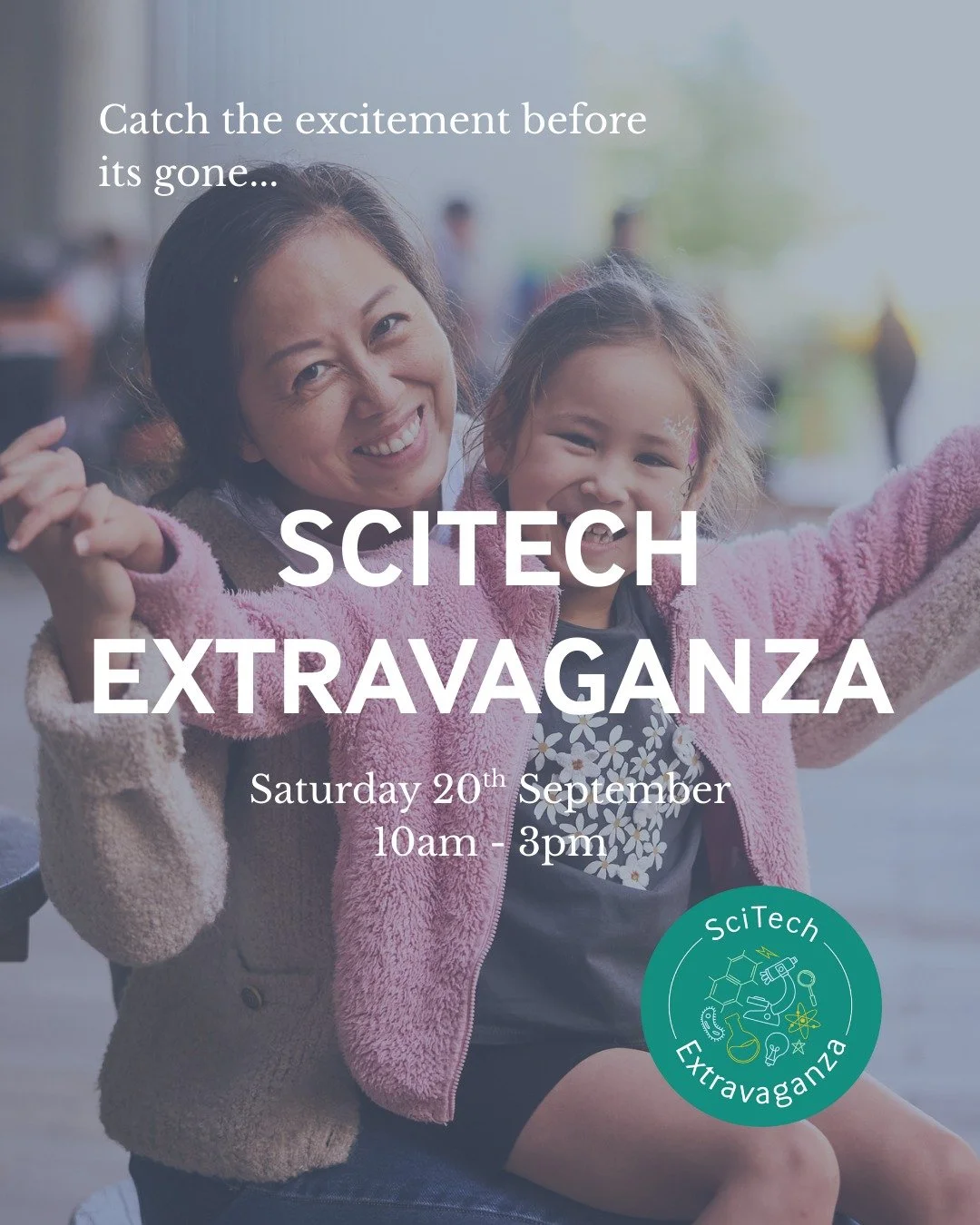 Calling all young innovative minds! ⁣
⁣
SciTech Extravaganza⁣ is almost sold out - get your tickets while you can! ⚡⁣
⁣
Saturday 20th September &bull; 10:00 AM &ndash; 3:00 PM⁣ ⁣
⁣
What to Expect:⁣
⁣⁣
🌕 Luke Jerram&rsquo;s Museum of the Moon⁣⁣
⁣⁣
⭐ 