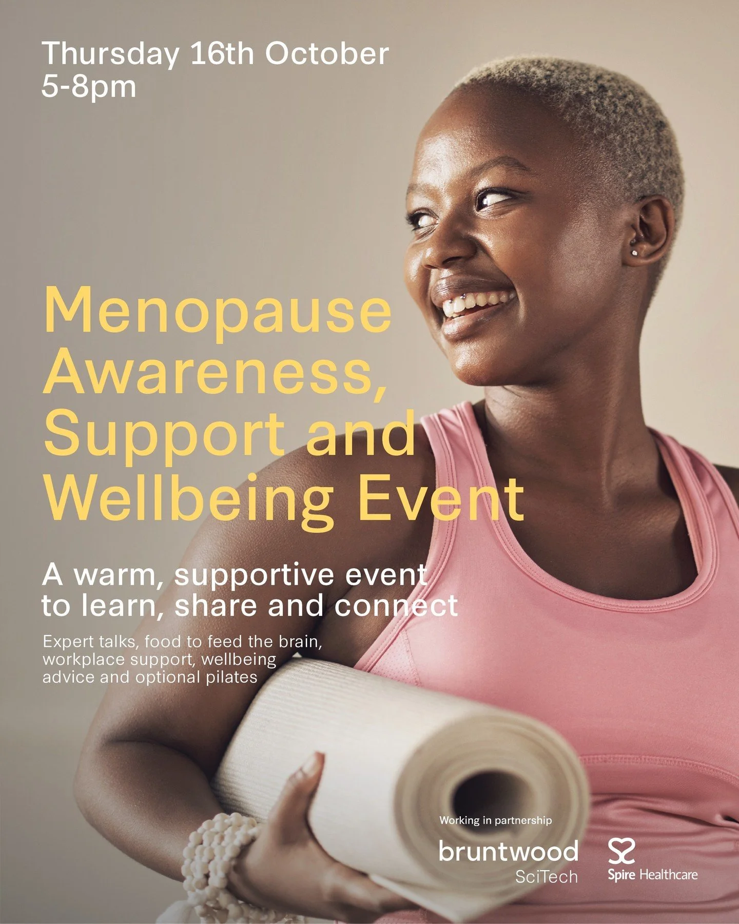 ✨ Menopause Awareness, Support &amp; Wellbeing Event ✨⁣
⁣
📅 Thursday 16th October⁣
🕕 6:00 &ndash; 8:00pm⁣
📌Alderley Park⁣
⁣
Menopause can impact everyone. Learning how to support yourself and others can make a world of difference!⁣
⁣
Join us for a