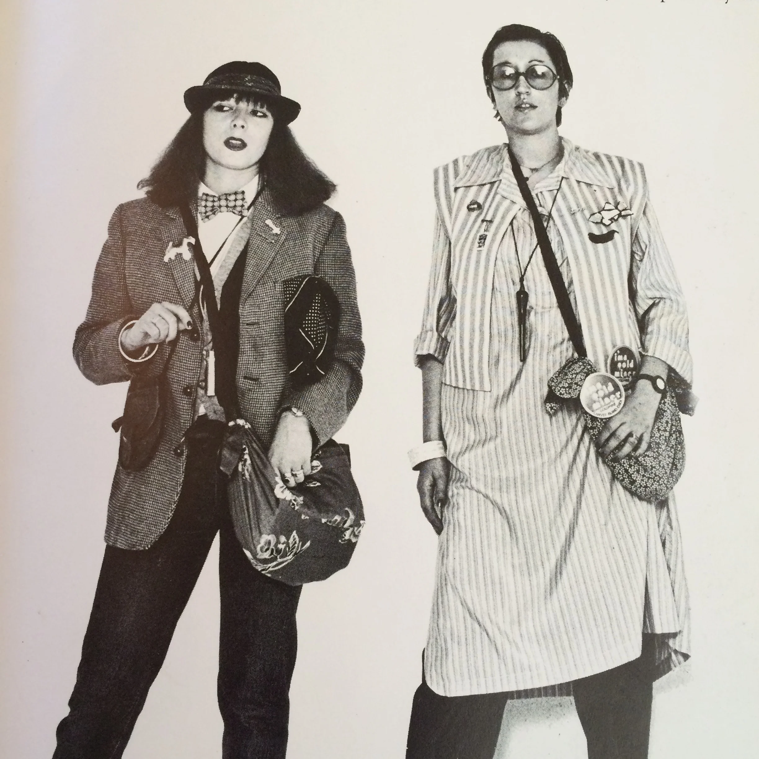 Lynne and Wendy Dagworthy photographed for Brigid Keenan's book, The Women We Wanted to Look Like, 1977