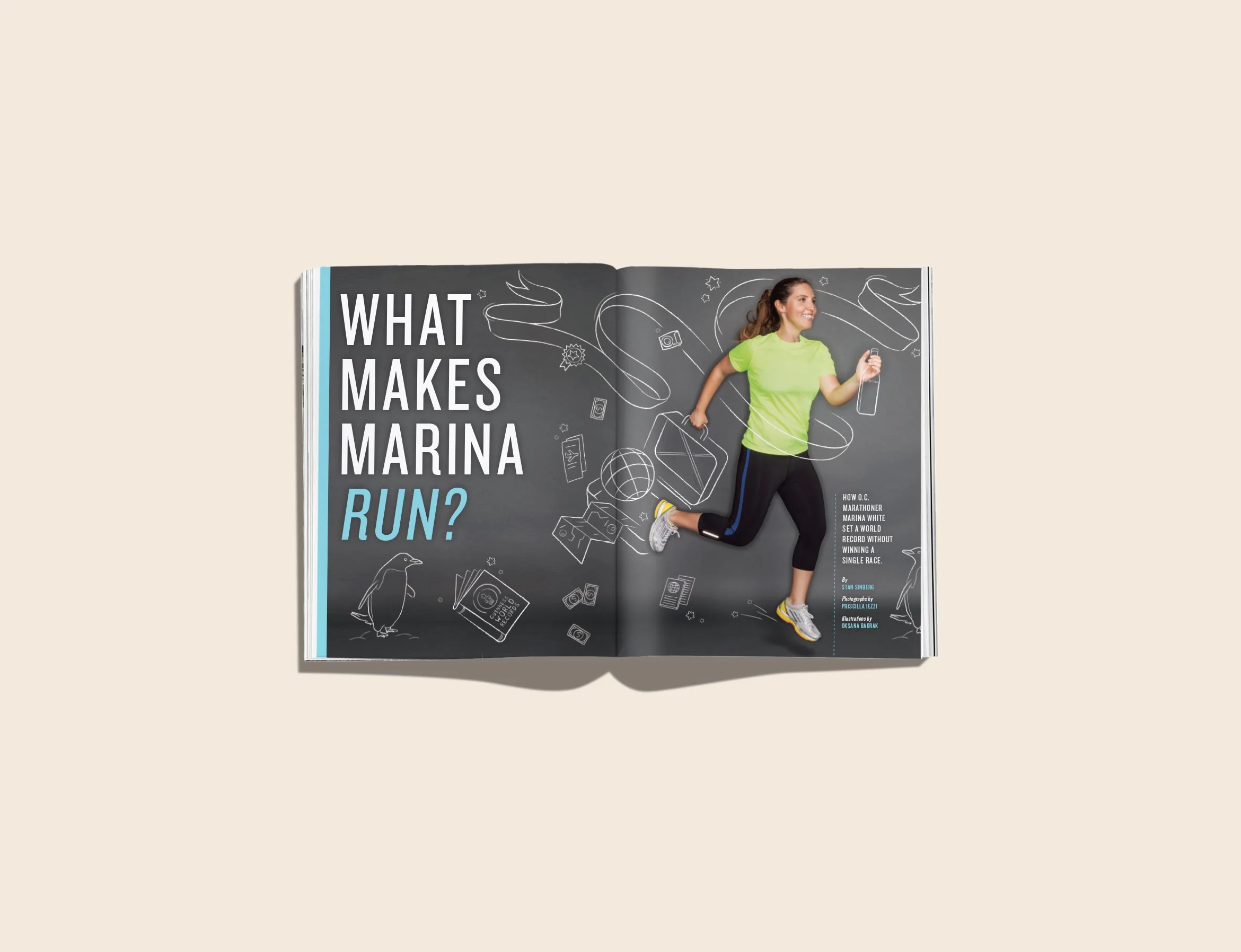 Marina White, Marathoner