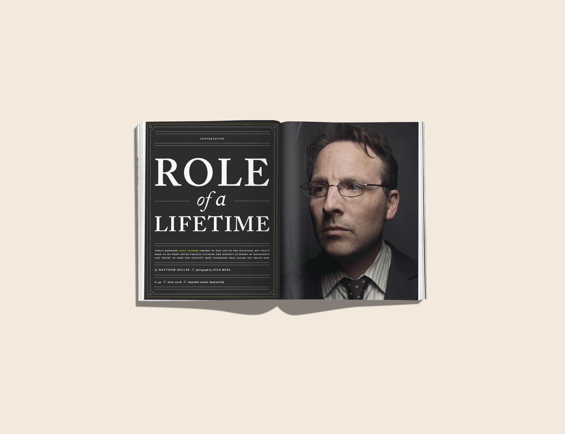 Role of a Lifetime, Scott Sanders