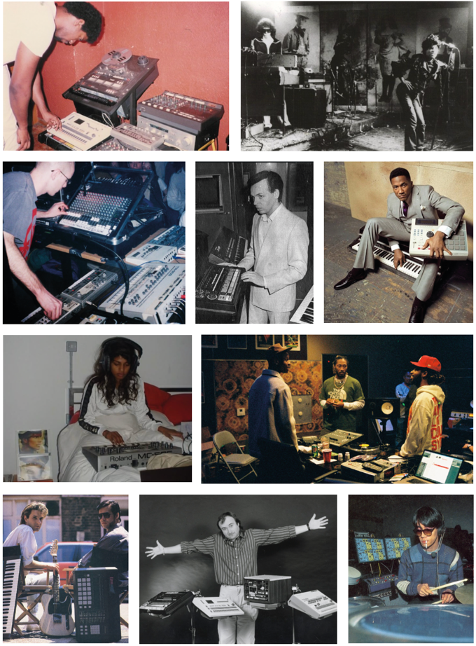 Artists and their drum machines