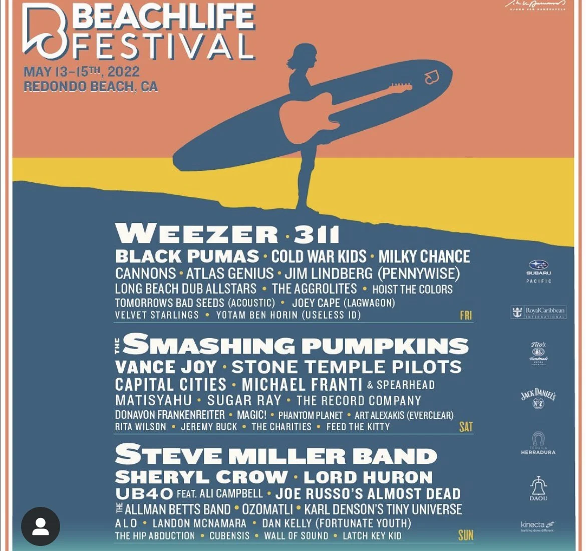 Jeffrey will be playing @BeachlifeFestival with Wall of Sound Sunday may 15th!