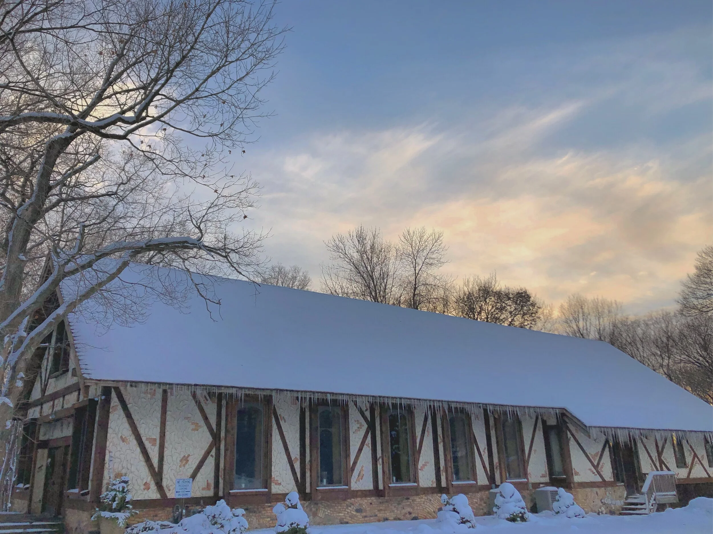 Winter Wedding at The Woods Chapel