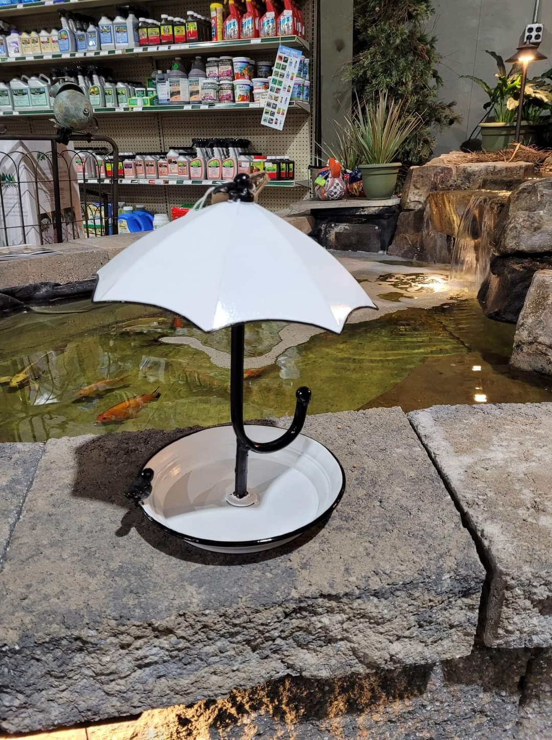 Galv Bird Feeder Umbrella.jpg