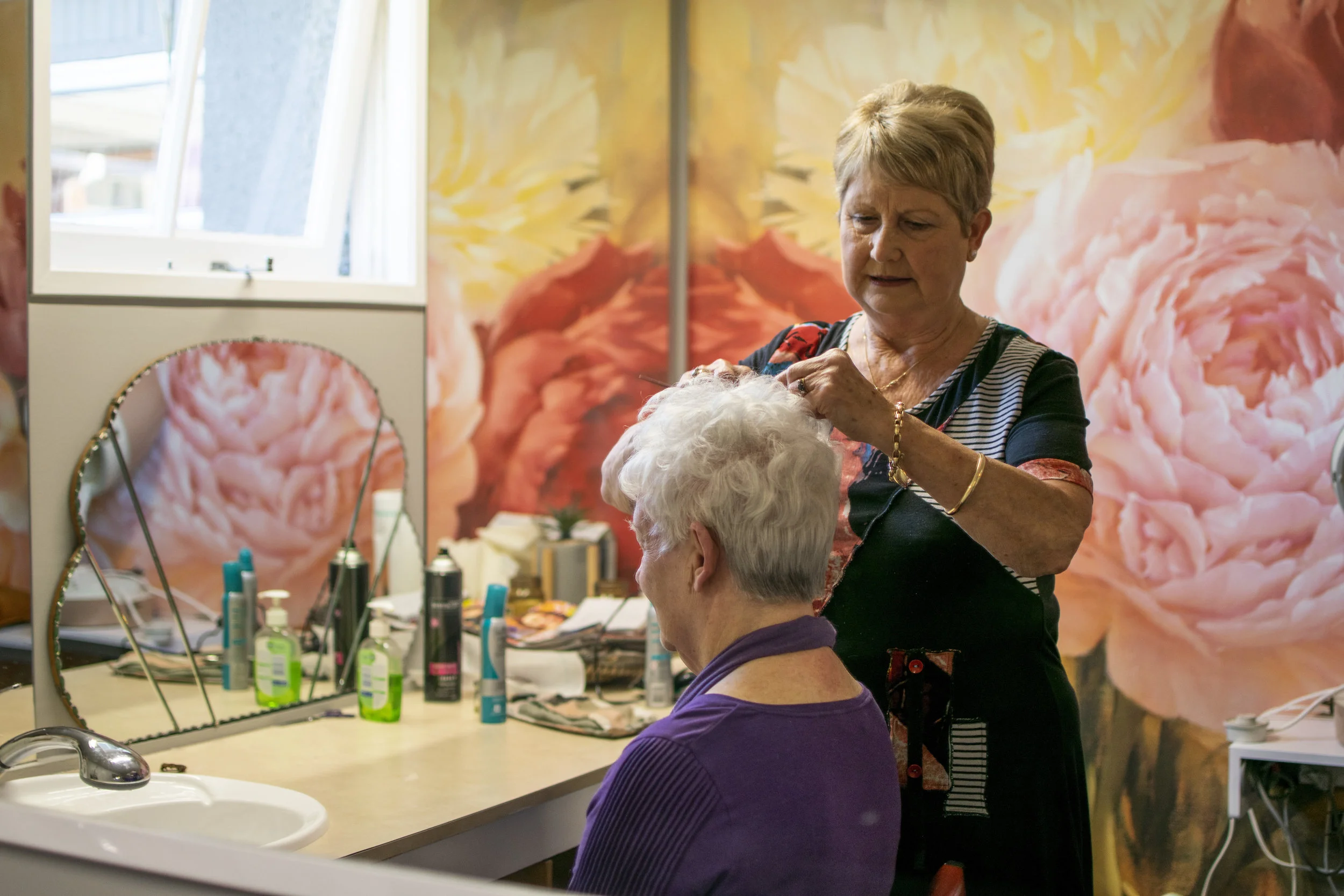 Our hair salon is very popular