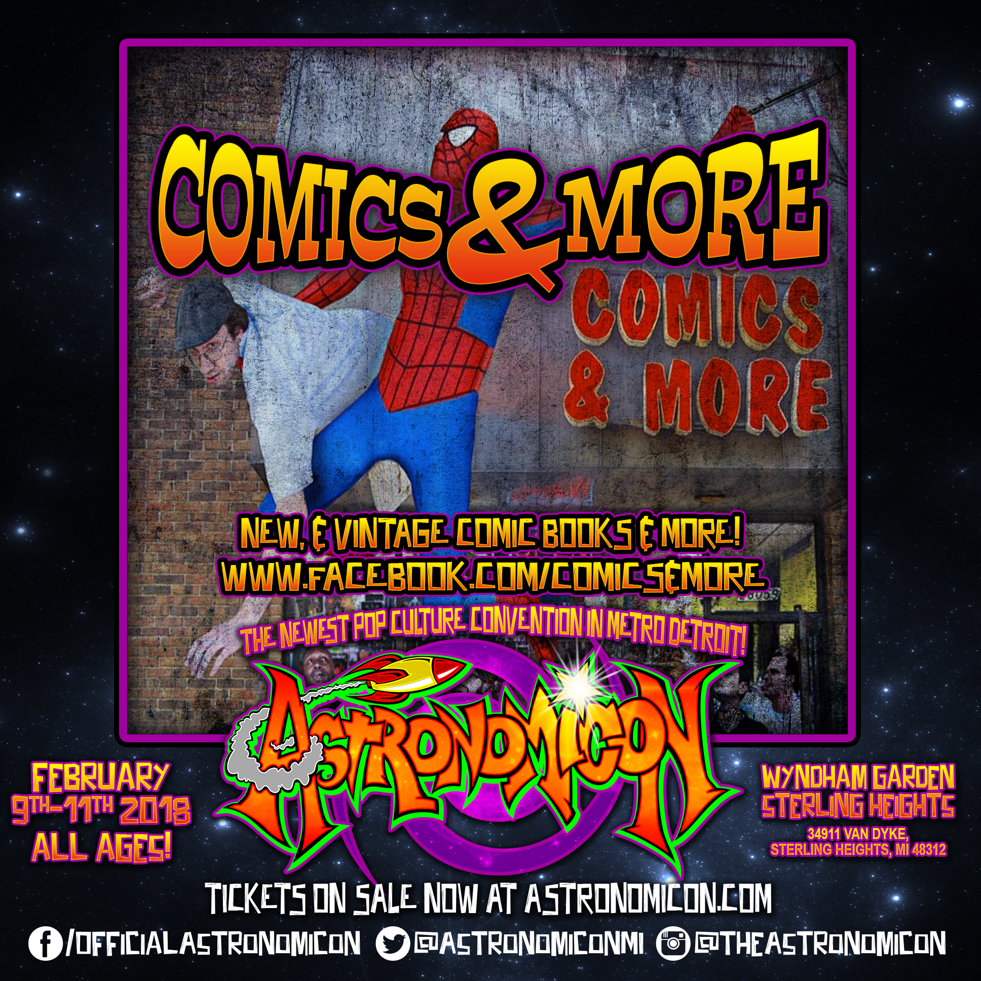 Comics & More - https://www.facebook.com/Comics-More-135031253176500/