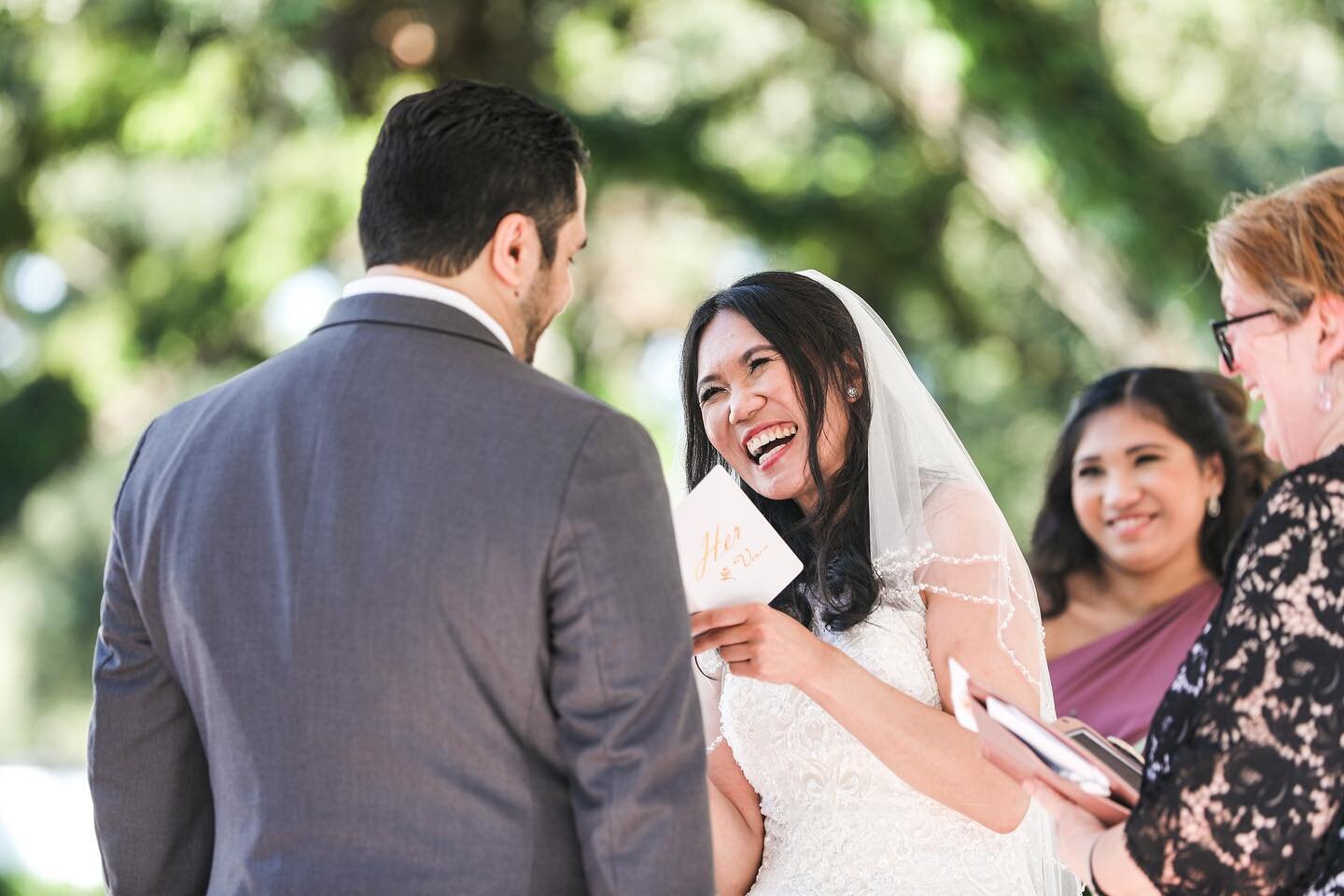 The pure love and joy shared between Yvette &amp; Jorge while exchanging vows 🥹💙

captured by @evokephotoandvideo