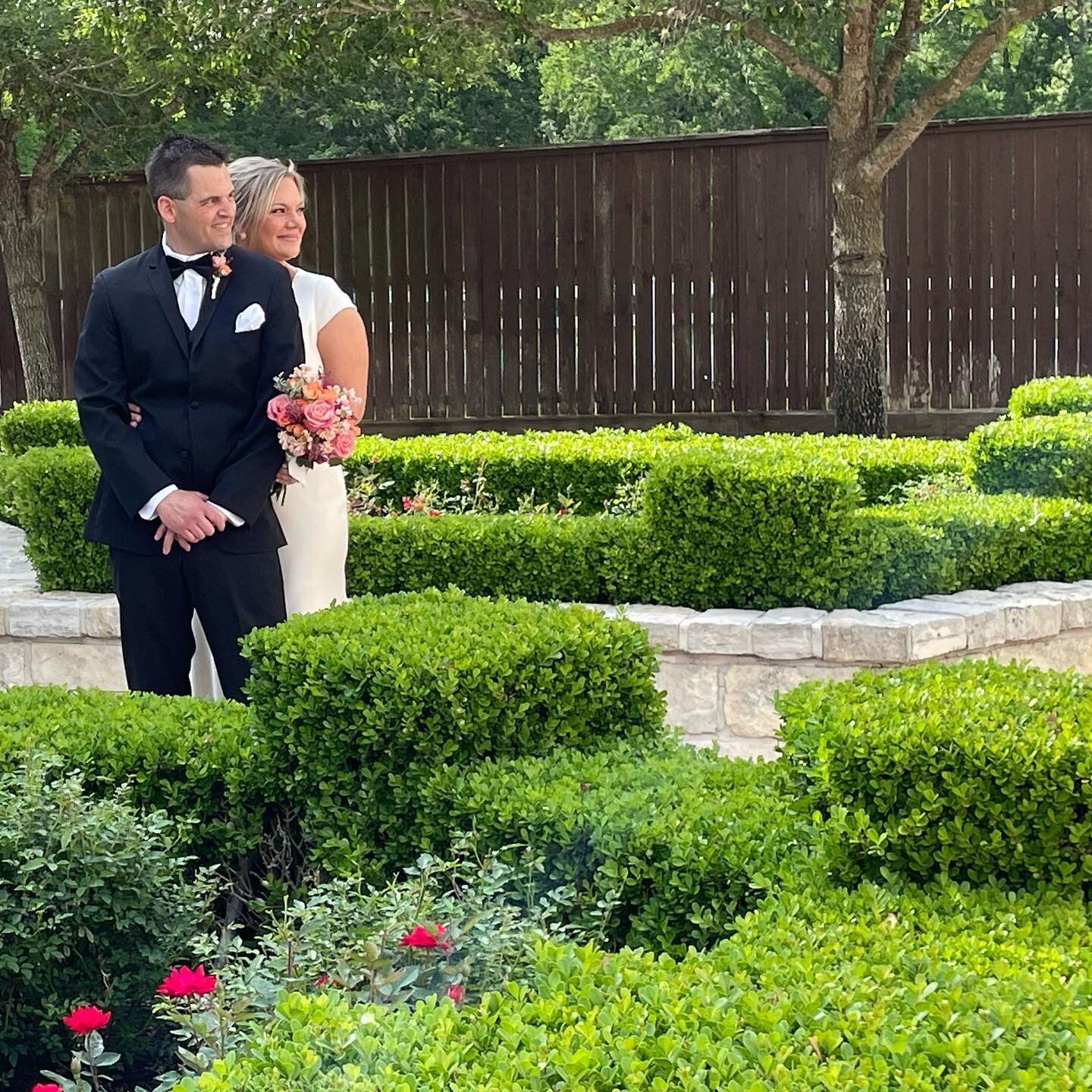 Happy One Year Anniversary to Kristen &amp; Brand! 🥂