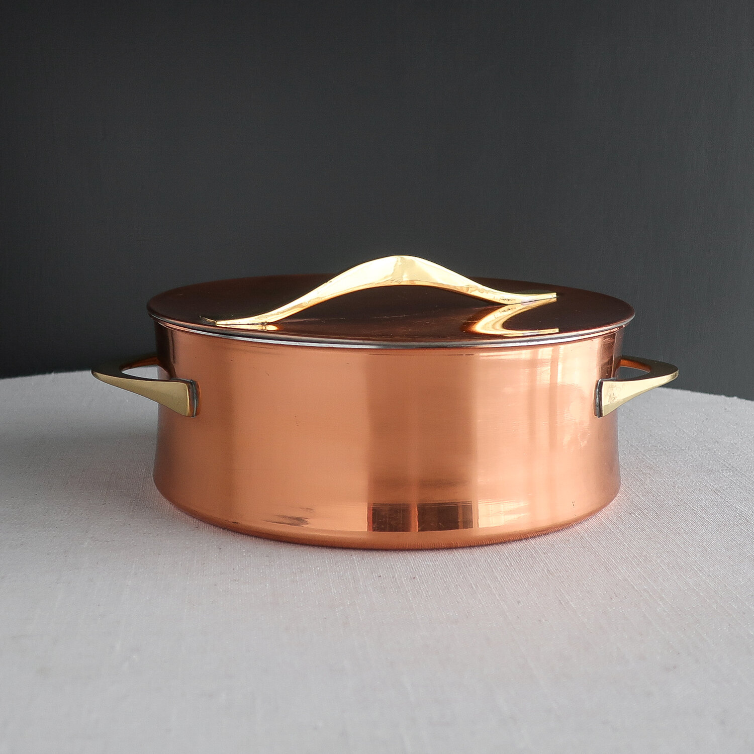 Vintage Dansk Copper Saucepan, circa 1960 - Large 3.5 Quart — Jeni Sandberg