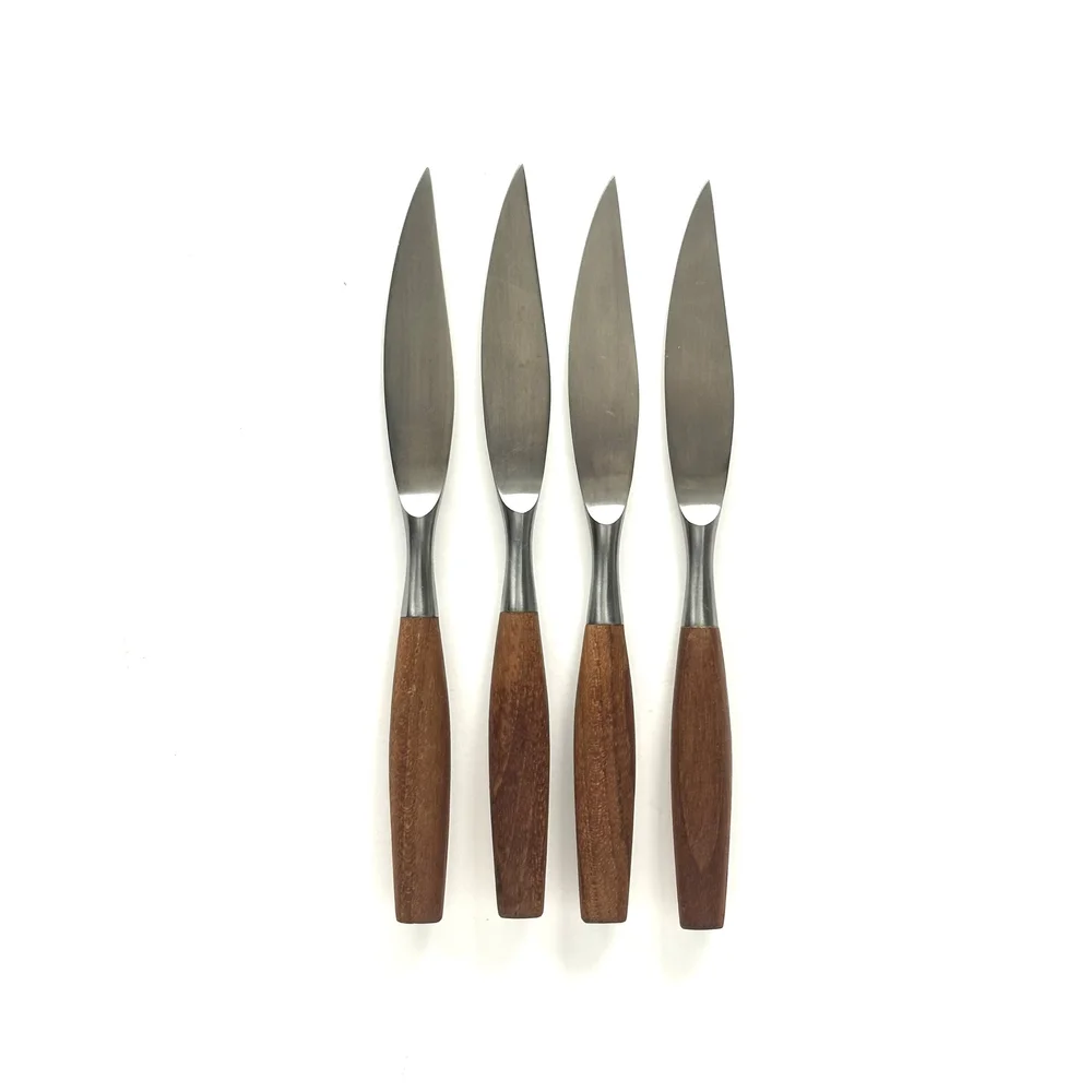 Vintage Dansk Fjord Fruit Knives - Set of Four in Original Box