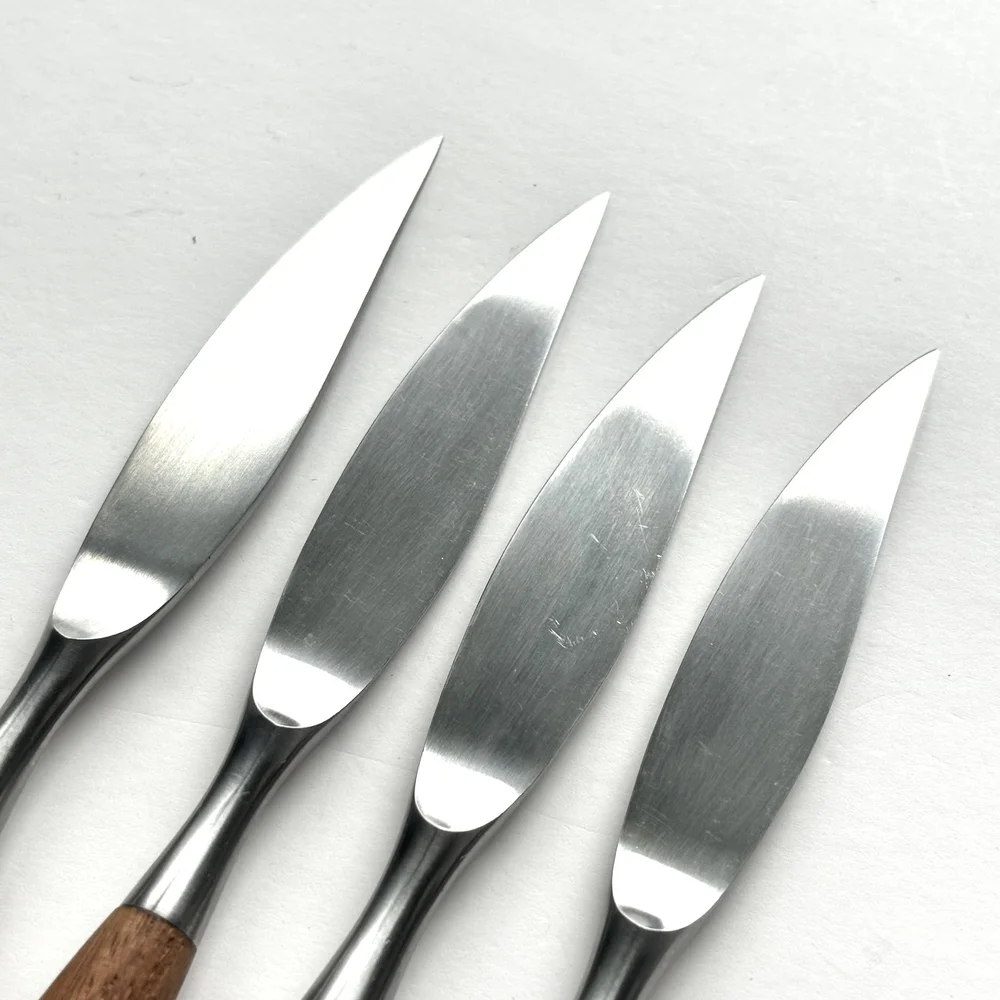 Vintage Dansk Fjord Fruit Knives - Set of Four in Original Box