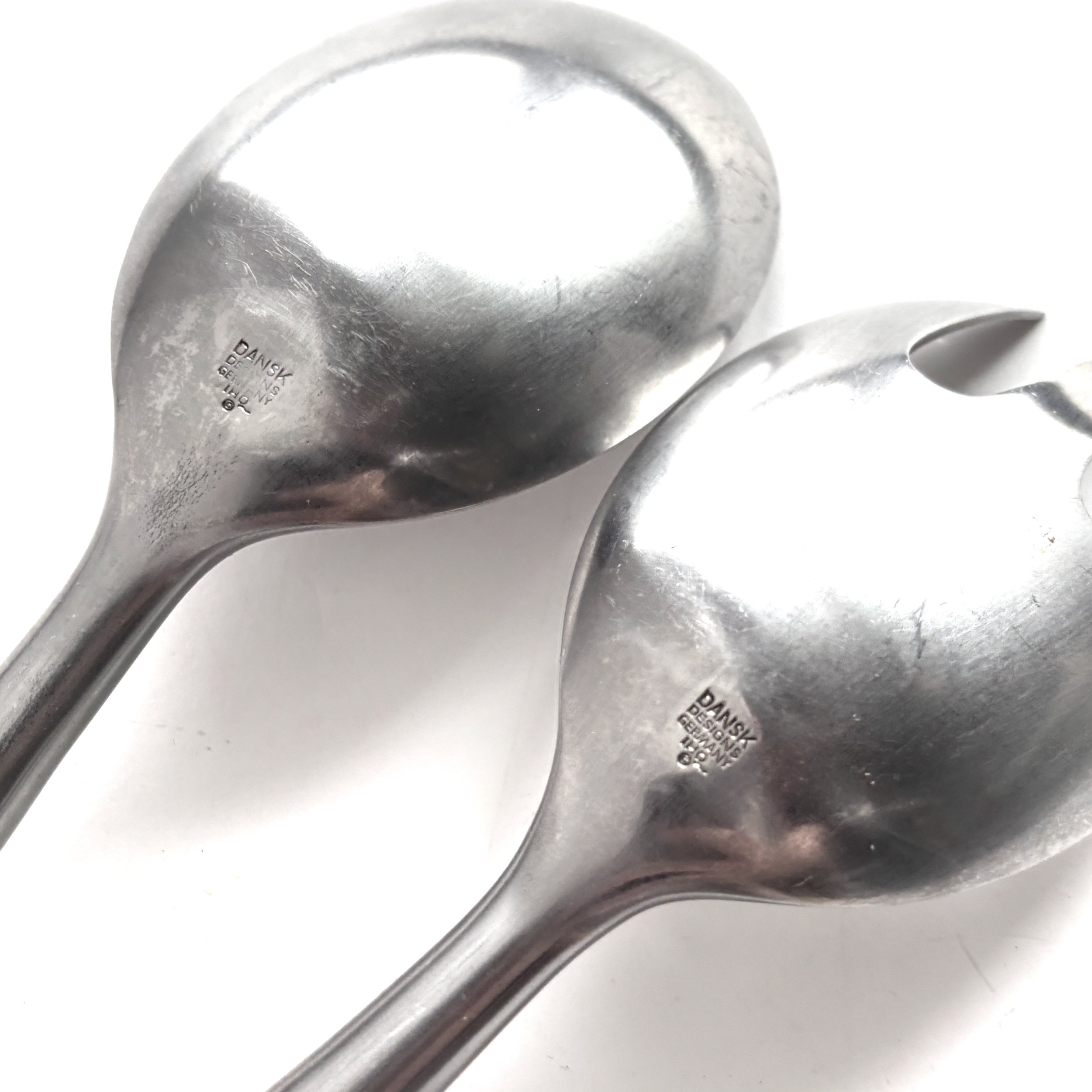 Vintage Dansk Fjord Serving Set - Large Spoon Fork Spork Vintage Dansk Fjord Serving Set - Large Spoon Fork Spork