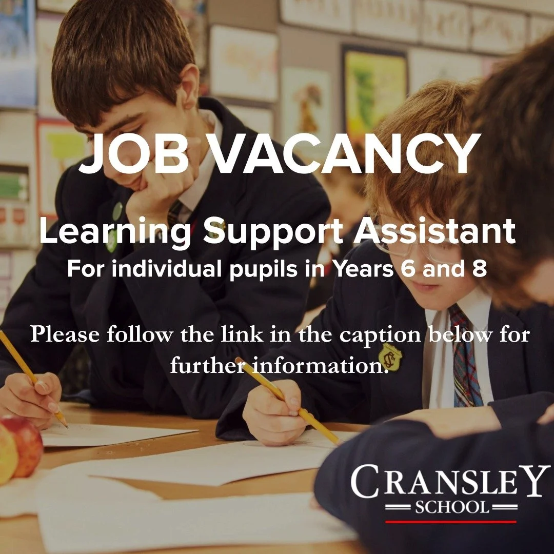 Are you passionate about making a difference in students' lives? We're looking for a dedicated Learning Support Assistant to join our team.

If you're patient, empathetic, and ready to help students thrive, we want to hear from you!

Apply now or tag